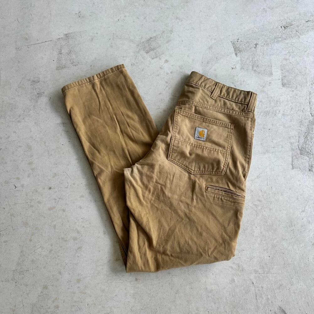 Vintage Brown Carhartt Carpenter Workwear Pants Size 32